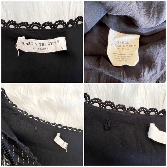 Spell & The Gypsy Collective Mystic Mini Dress S - Picture 12 of 14